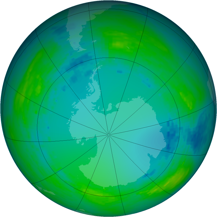 Ozone Map 1990-07-29